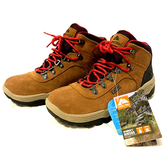 Ozark Trail Women's Waterproof Stoneclad Hiker Boots size 8 - Wheat ''NEW'' - Picture 1 of 8